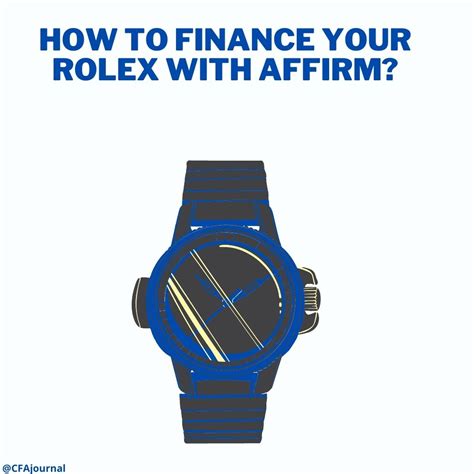 buy rolex watch on credit|rolex affirm.